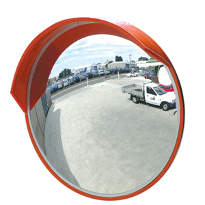 Convex Outdoor Mirror for Safety or Security