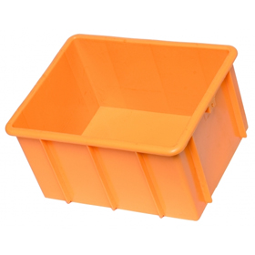Dip Bin Plastic Container - Solid or Vented Bases